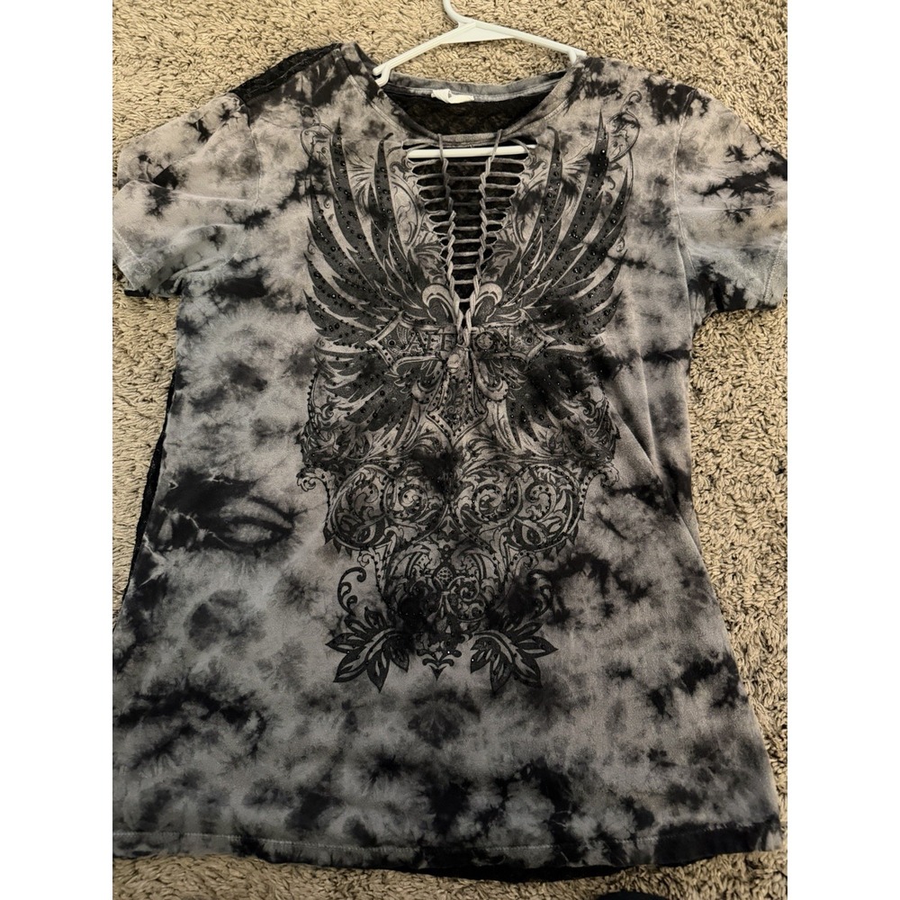 Affliction womens tops Xlarge Lot Of 5 Short Sleeved The Buckle - Picture 2 of 8